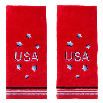 USA EMBELLISHED HAND-RED