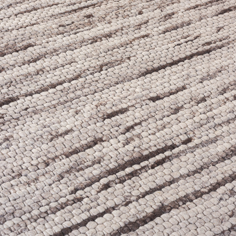 Wool and Cotton Indoor Rug, Rectangle 5' x 8'