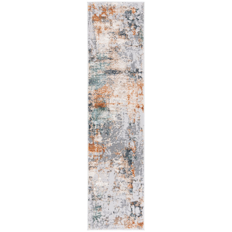Virnelli 100 Performance Abstract Rug, Runner 2' x 8'