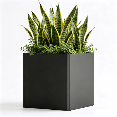 Outdoor Patio Garden Metal Planter Box