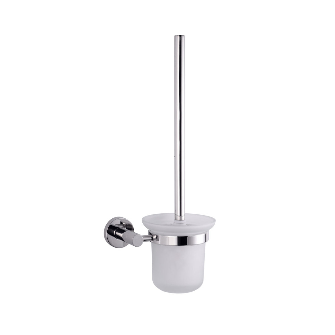 Bagno Nera Stainless Steel Toilet Brush - Satin Nickel Lexora 
