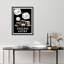 Minimal Dice and Chips Lucky Quote Framed Wall Art Prints - Dice and chips with “Feeling Lucky”, for office or game room-125211812-125211815