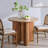 Adonia Irine Travertine Dining Table