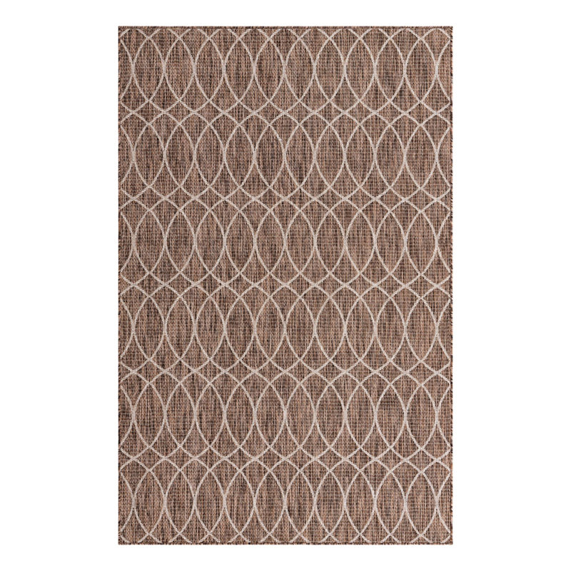 Geometric Indoor / Outdoor Rug, Rectangle 5'3" x 7'10"