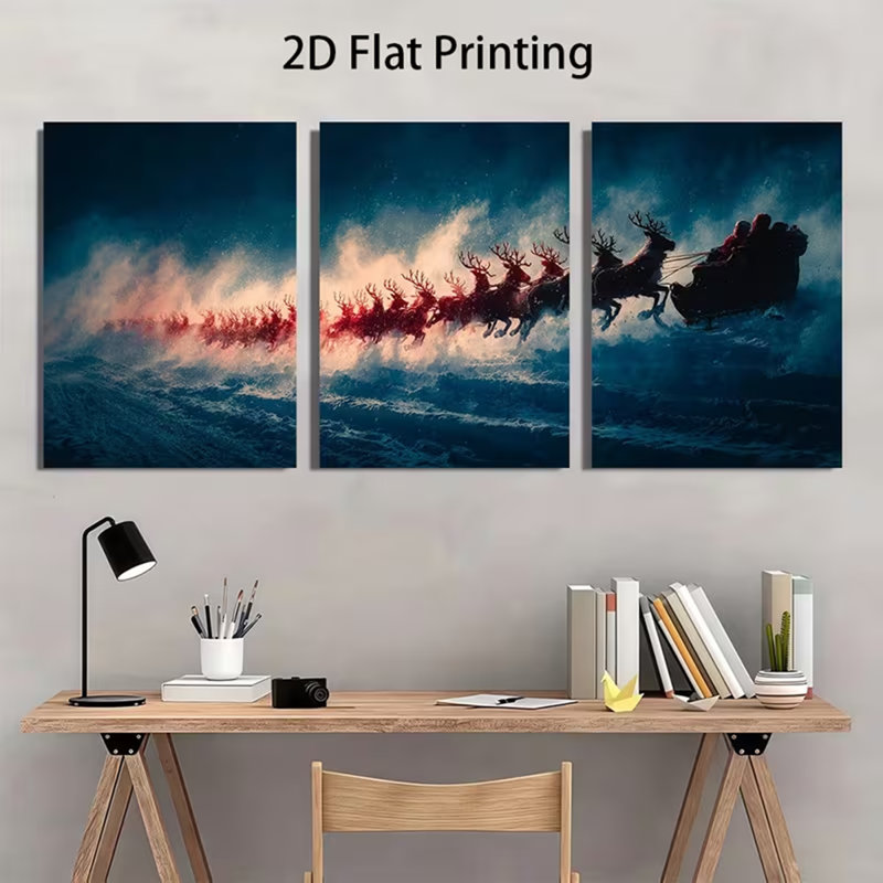 3 Piece Wrapped Canvas Print