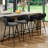 Upholstered Counter & Bar Stool With Curved Weaving Design (Set Of 4)-1570385082-1570385087-1550991680