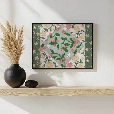 «Quilted Floral II» par Krystal Adams, reproduction d'art