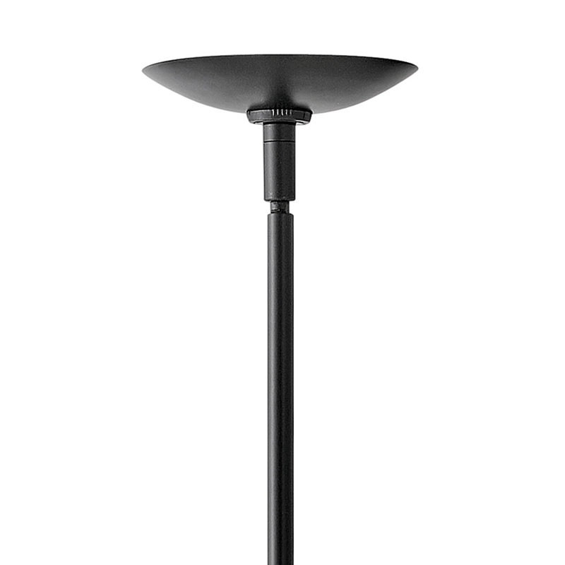 Warby Single Light Orb Pendant Light, Black, Clear, 14.25" H x 13.5" W x 13.5" D