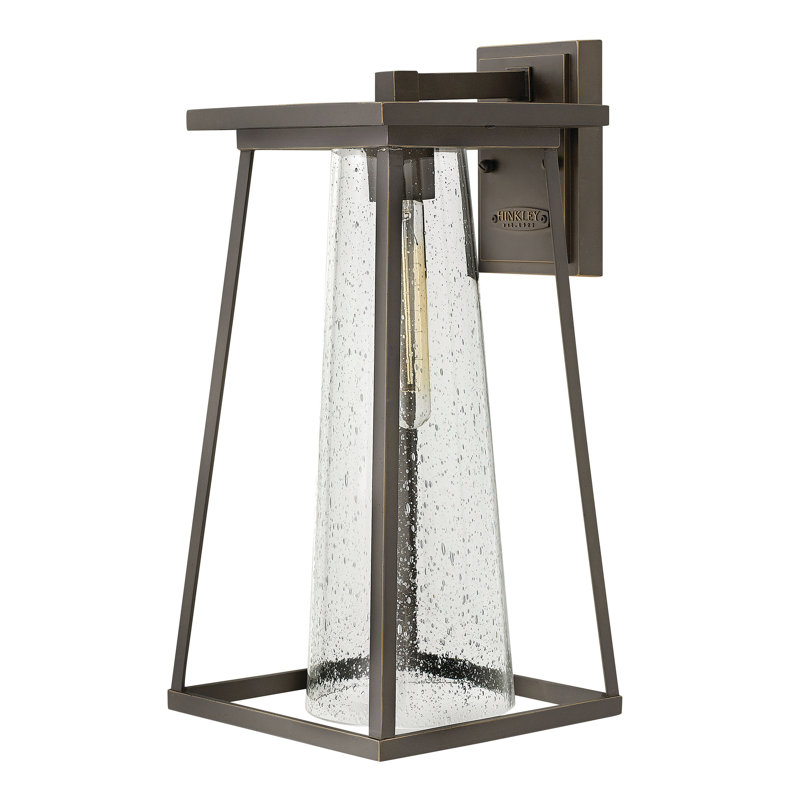 Lanterne murale d'extérieur 1 lumière Burke Bronze, H 10,8 po x l 7,3 po x P 7,5 po