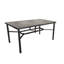 Alyah Rectangular Metal Dining Table