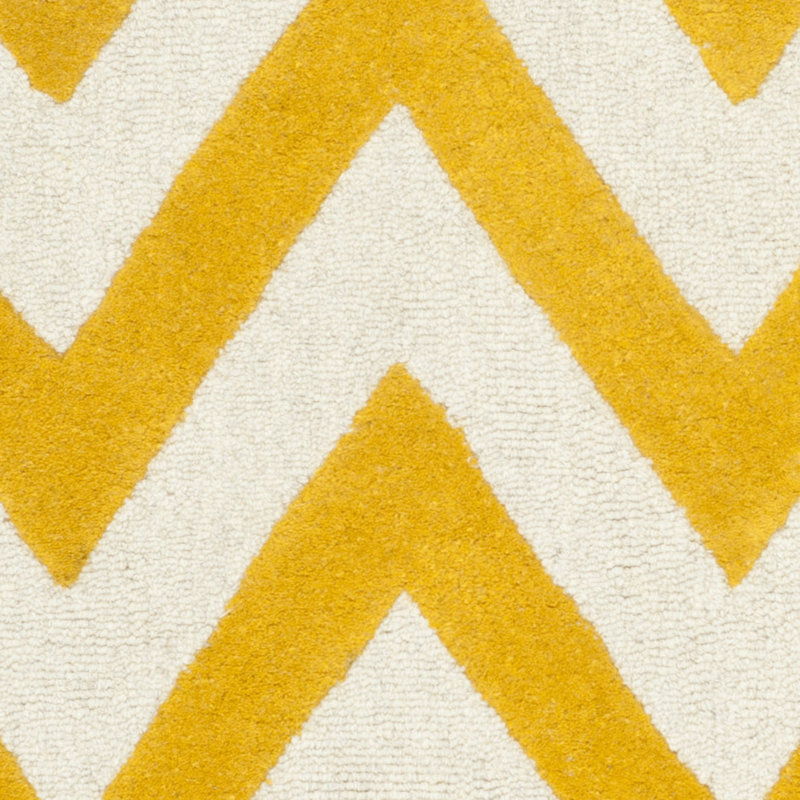 Nero Chevron Wool Hand Woven Area Rug, Rectangle 183 x 274 cm