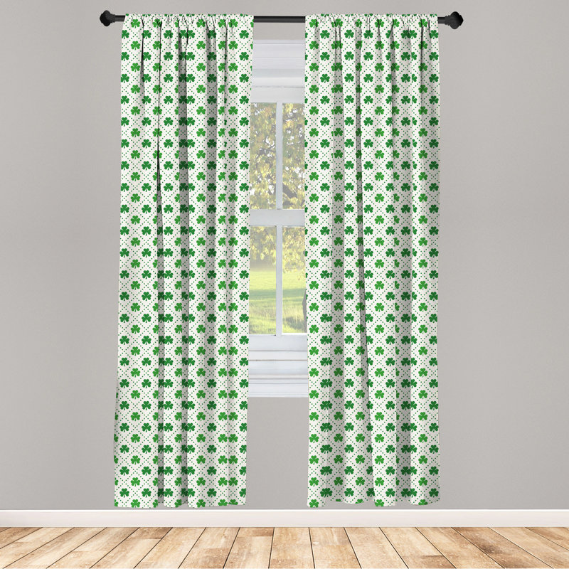 Semi-Sheer Rod Pocket Curtain Panels, 28" x 63"