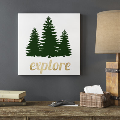 Golden Quote X by Anna Hambly - Wrapped Canvas Print
