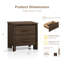 Table de chevet 2 tiroirs avec ports USB Kendall-999832245