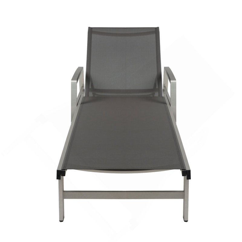 Chaise Lounge, Gray