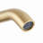 Wall Mounted Bathroom Faucet, Single Handle Brass Vessel Sink Mixer Tap With Rough-In Valve Included, 360° Swivel Spout In Brushed Gold-123298412