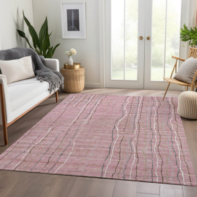 Tapis de qualité supérieure à rayures lavables à la machine AMF998