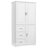 Tall And Wide Storage Cabinet With Doors For Bathroom/Office-1155135473
