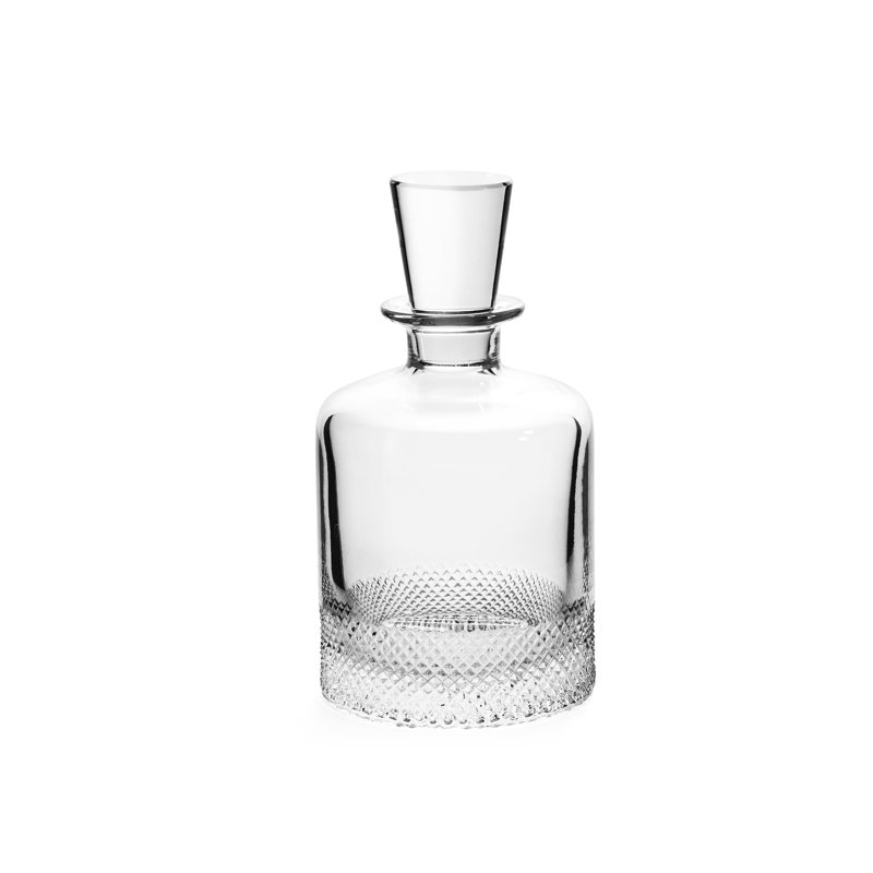 Diamond Crystal Glass, 5.7'' H x 3'' W x 3'' D