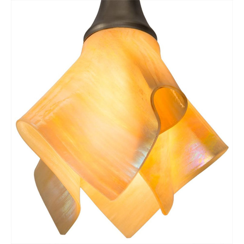 Luminaire suspendu en nickel 1 lumière Dannyel