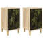  Bedside Cabinet Sonoma Oak Engineered Wood Nightstand Bedroom Furniture