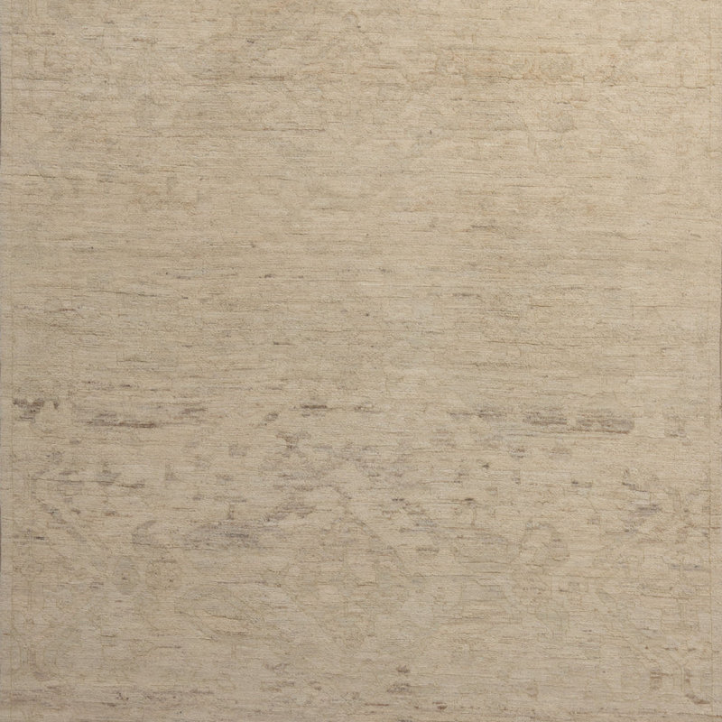 Ivory Samsara Wool Runner - 3'11" x 9'1"