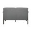 Coussin de causeuse de salon de style transitionnel avec structure solide et rembourrage confortable, idéal pour se détendre et décorer votre maison