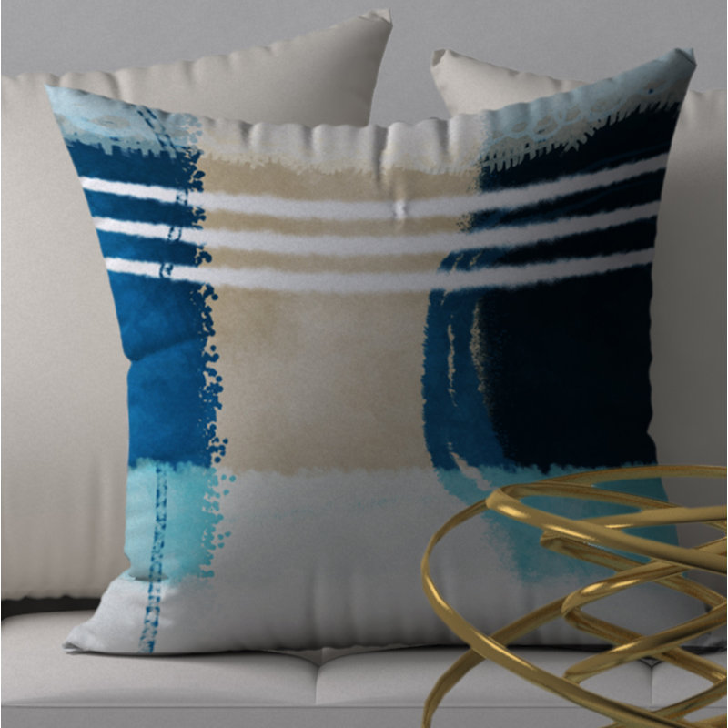 Housse de coussin carrée/insert, 18" x 18"