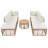 7 Pieces Outdoor Sectional Sofa Set-286968227