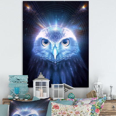 " White Owl Majestic Wisdom "