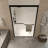 46"-48" W x 72" H Double Sliding Semi-frameless Shower Door with Two Handles-98839797