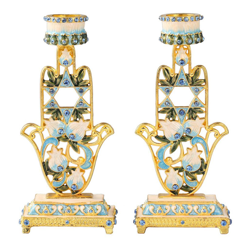 5.5'' H Crystal Tabletop Candlestick