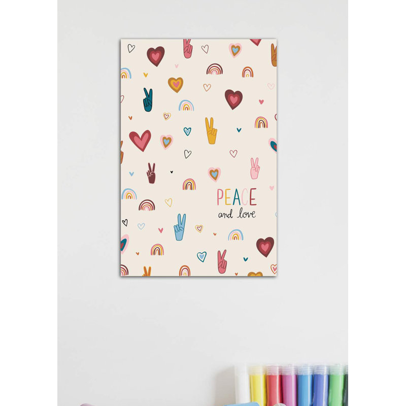 Art vi vibes, Toile avec cadre noir, H 26 po x l 18 po x P 1,5 po