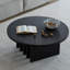 Table basse ronde en bois massif Wabi-sabi-105492912