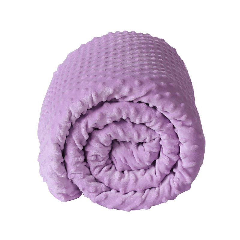 Couverture lestée Swift Home avec housse amovible, l 36 po x L 48 po, 5 lb, Lavande