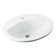 Sanibel Ceramic Circular Drop-In Bathroom Sink with Overflow