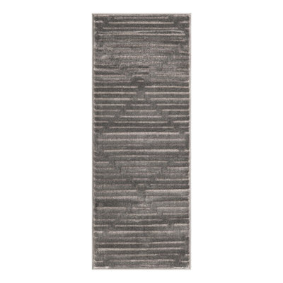 Latitude Run® Mirage Nikica Rug Gray and Silver