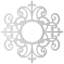 34 po x P 11 po x P 1 po P médaillon de plafond en PVC de qualité architecturale Dijon, cuivre antique-40712848-40714809