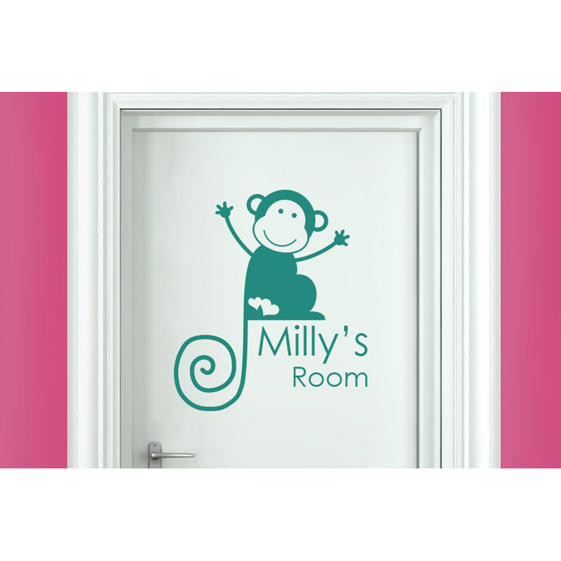 Animals Wall Decal, Aqua Green