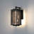 BRAMA LED Outdoor Wall Sconce, Black