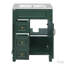 Meuble-lavabo 24 po avec lavabo en céramique, 2 tiroirs et tablette réglable-116657452