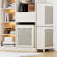 Boîte de rangement polyvalente Jeko & Jeko, grand bac de rangement 40Gal avec roulettes et couvercle, panier à linge roulant avec poignée pour vêtements, salle de bain, chambre à coucher, dortoir et buanderie (gris)-119779357