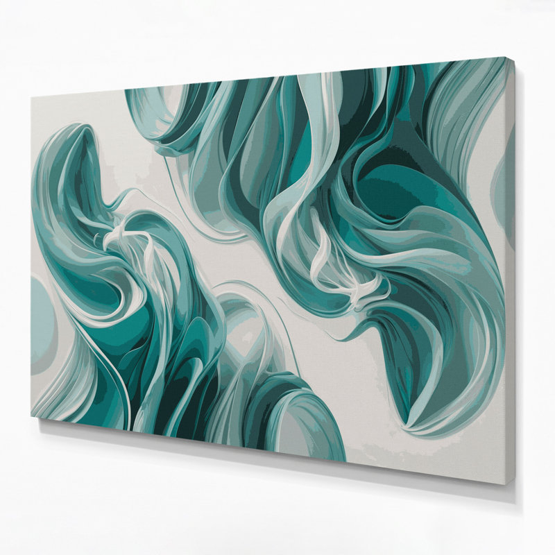 Art mural sur toile Lyrical Abstraction 81, H 16 po x l 20 po
