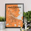 Amsterdam City Map - No Frame Print-243956601