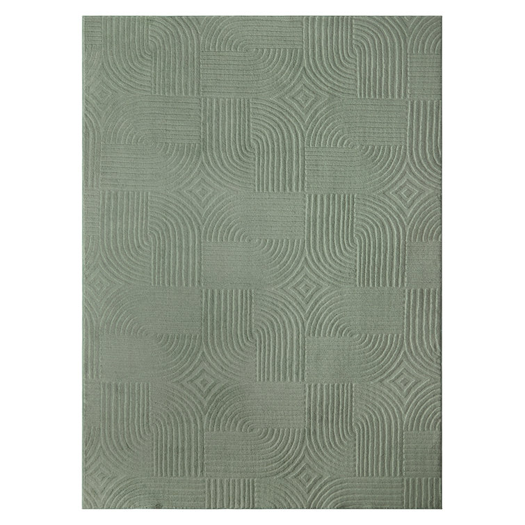 EVERYDAY Stone Everwash® Machine Washable Area Rug Sage Green