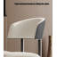 Italian Minimalist Ultra Fine Leather Backrest Dining Chair