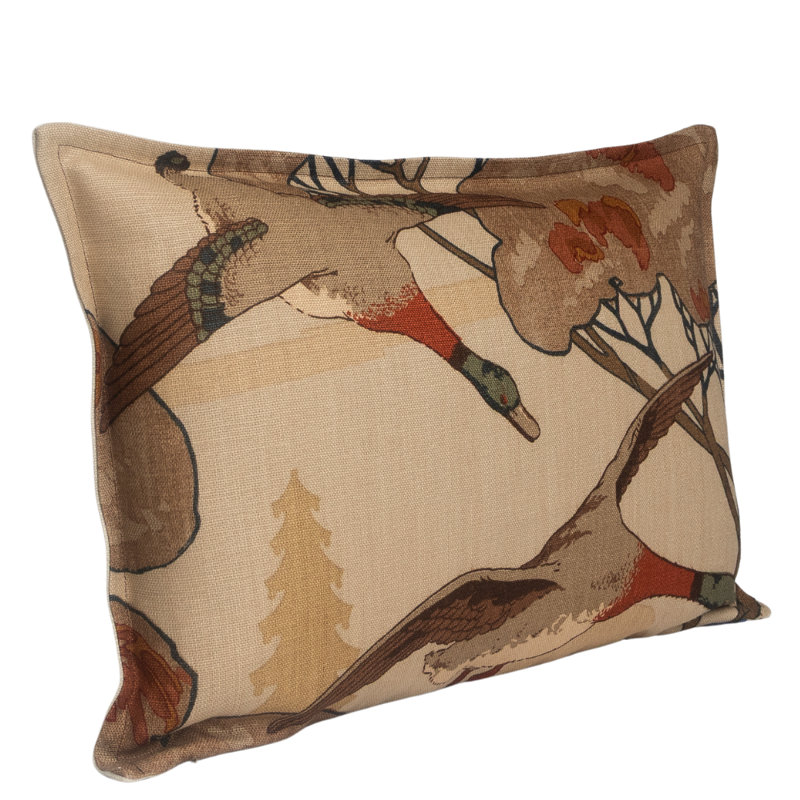 Flying Ducks Self-Flange Accent Pillow