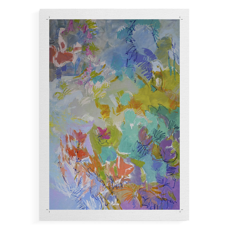 Let Me Bloom I Am - Impression sur toile seulement - NON-CADRE, H 27 po x l 18 po