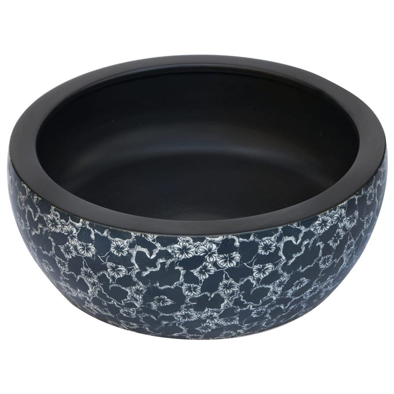 Marlow Home Co. Ameyali 41mm L x 41mm W Ceramic Circular Sink