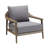 LEO Outdoor 5-Seater Coversation Set, Solid Teak Frame
